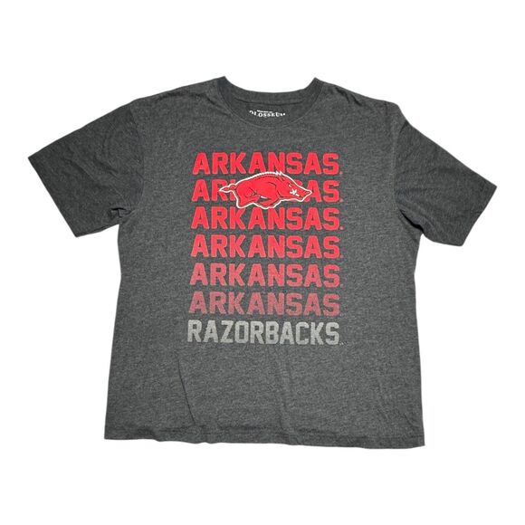 Arkansas Razorbacks Hogs Colosseum Athletics Dark Gray‎ Red Adult XL - Picture 1 of 7